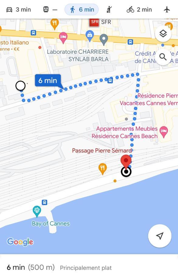 Appartement A 2 Pas De La Mer 戛纳 外观 照片